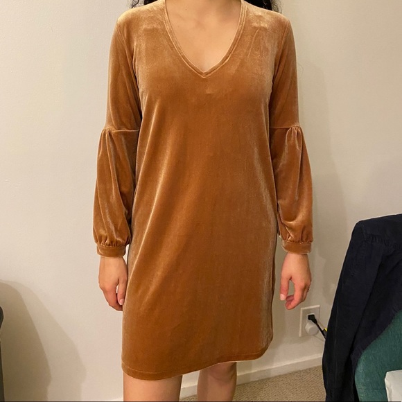 MADEWELL velvet dress